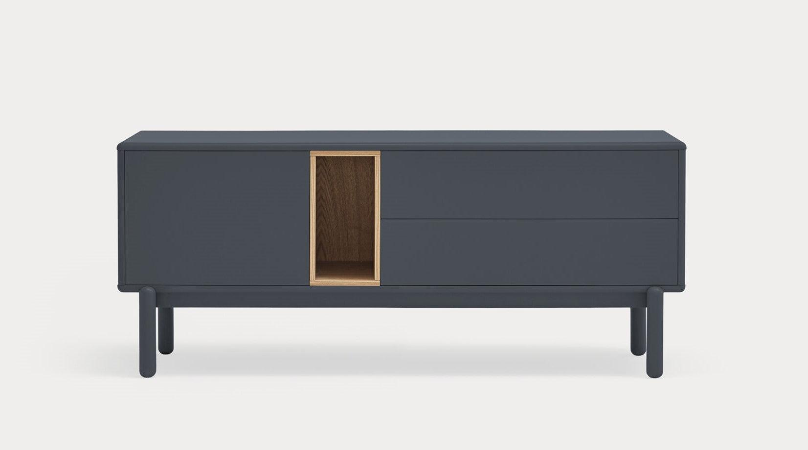 Szafka RTV mała CORVO antracytowy Teulat Eye on Design