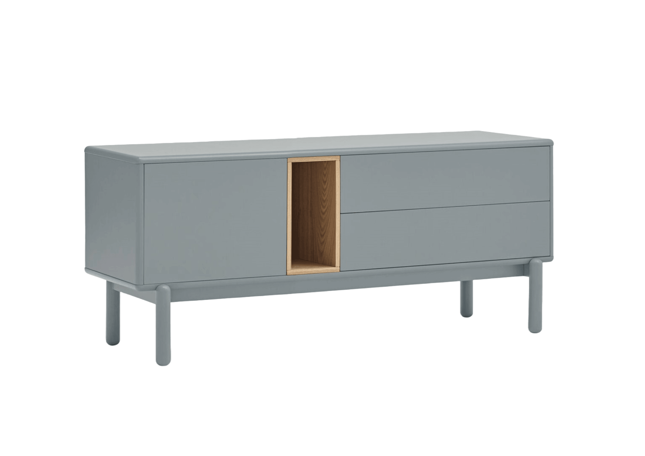 Szafka RTV mała CORVO szary Teulat Eye on Design