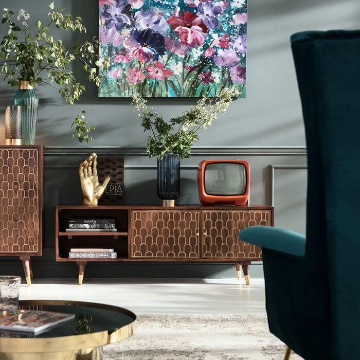 Szafka RTV MUSKAT drewno mango Kare Design Eye on Design