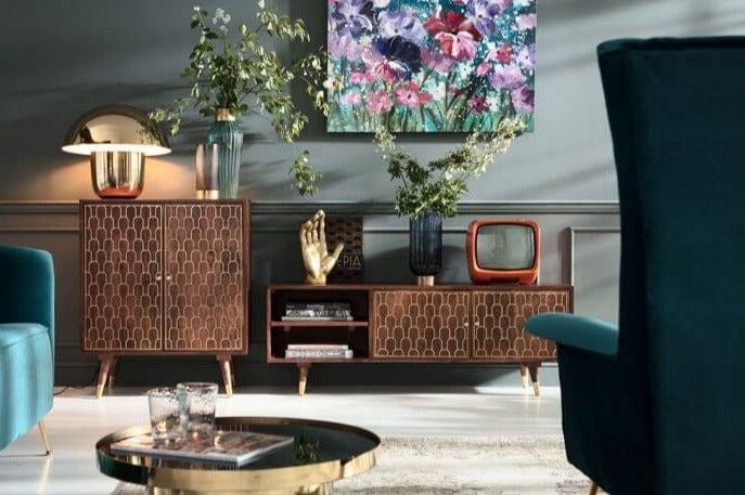 Szafka RTV MUSKAT drewno mango Kare Design Eye on Design