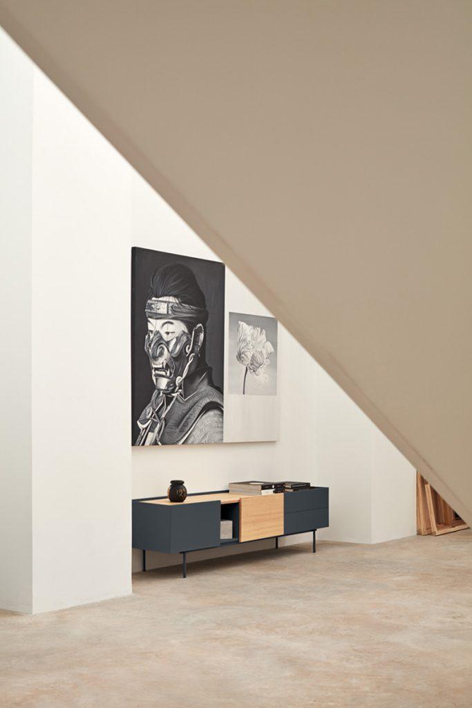 Szafka RTV OTTO antracytowy Teulat Eye on Design