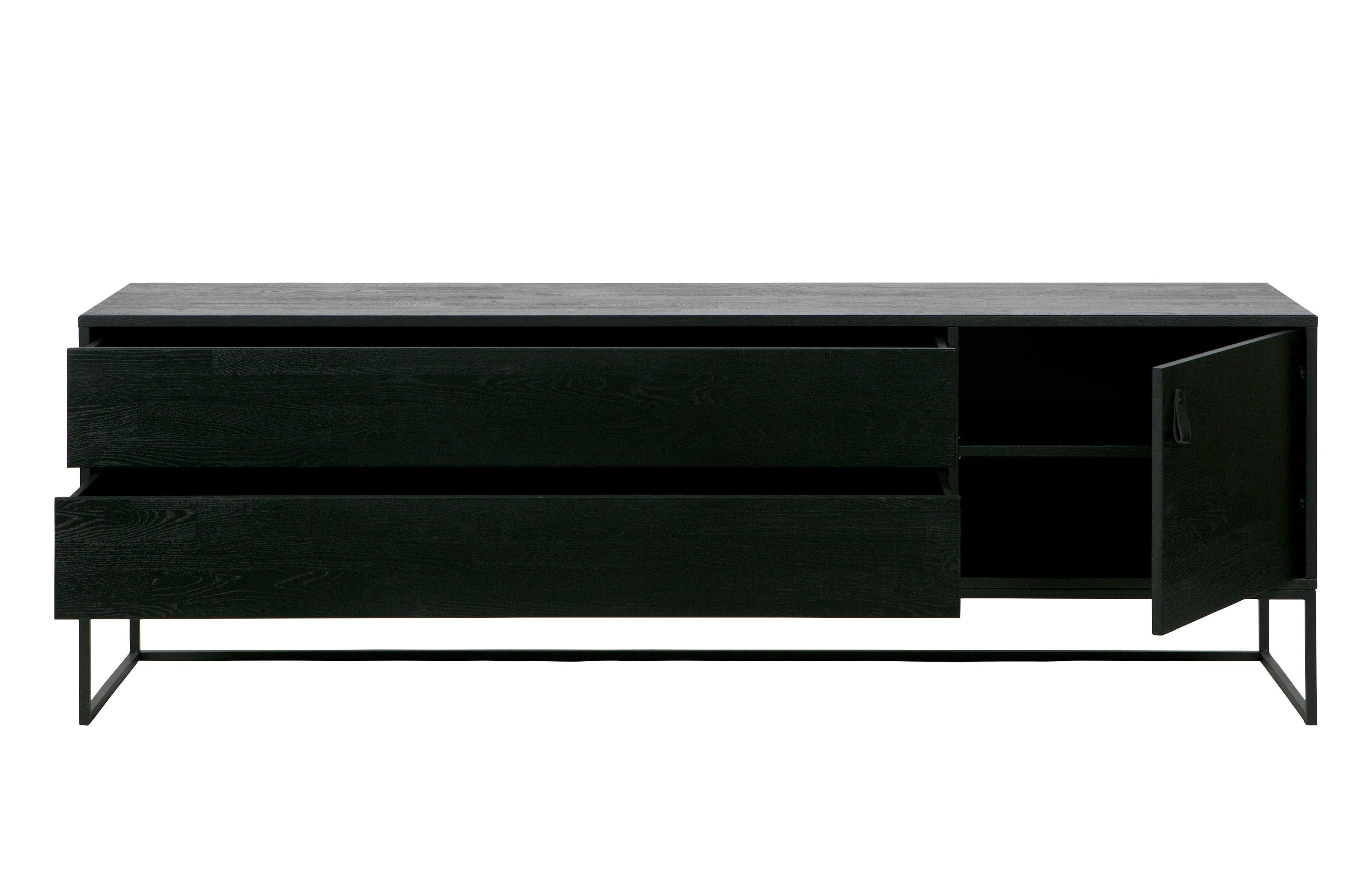 Szafka RTV SILAS czarny Woood Exclusive Eye on Design