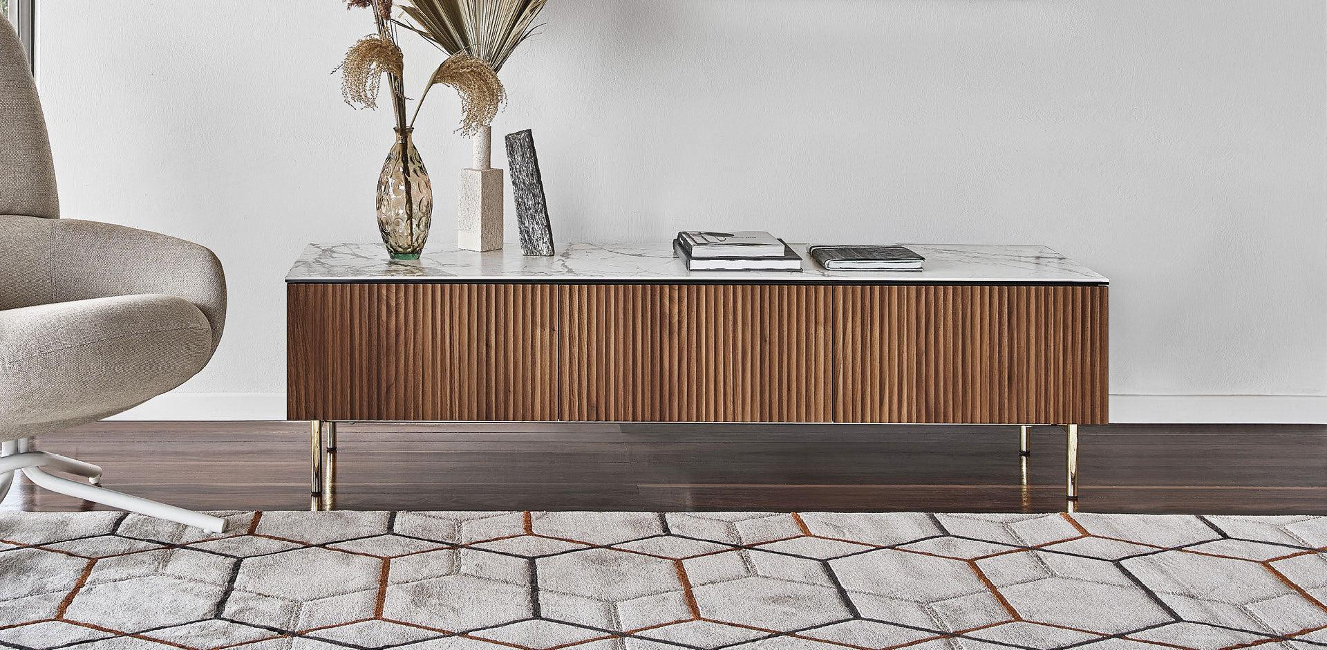 Szafka RTV UNIVERSAL czarny mat Calligaris Eye on Design