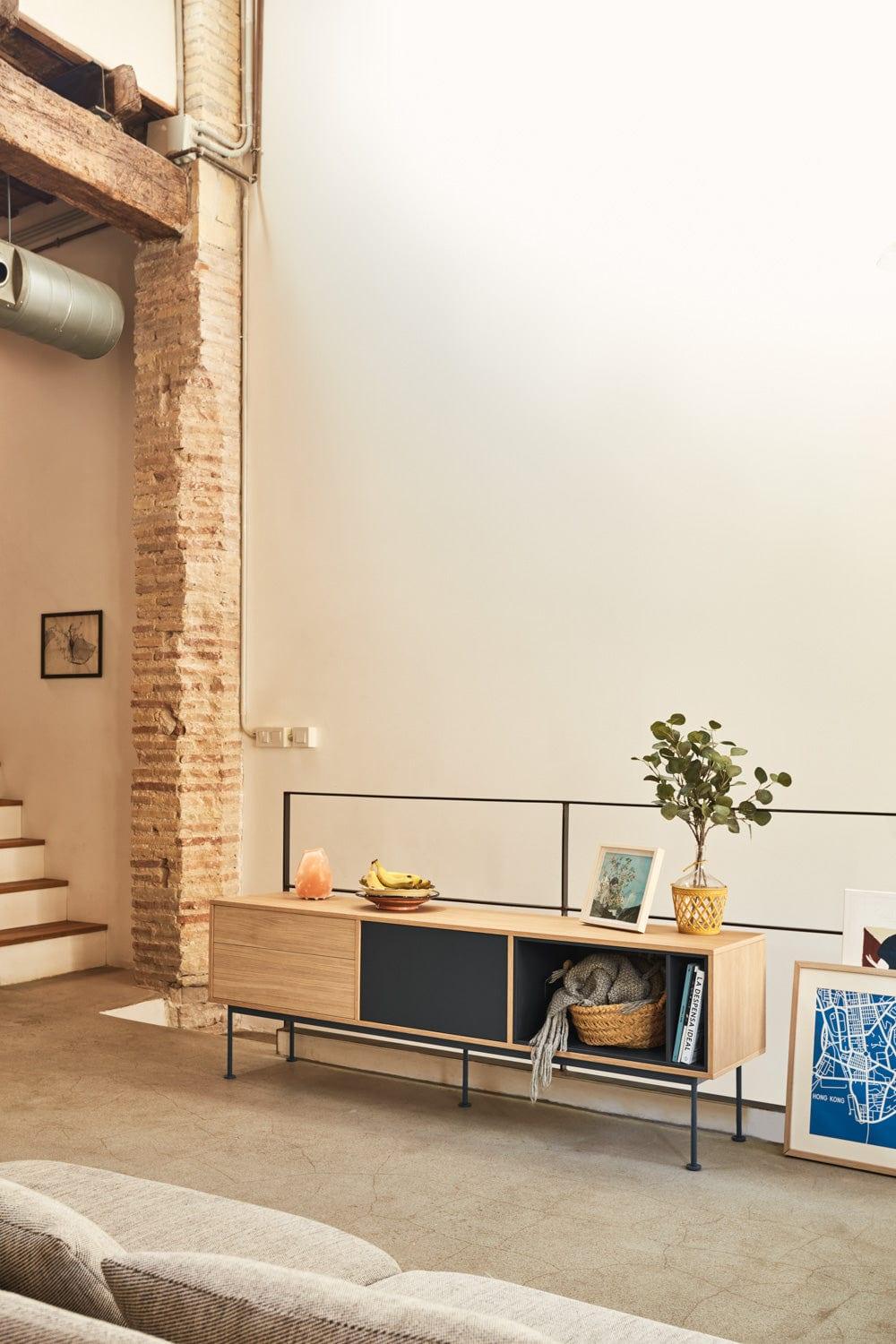 Szafka RTV YOKO szary Teulat Eye on Design