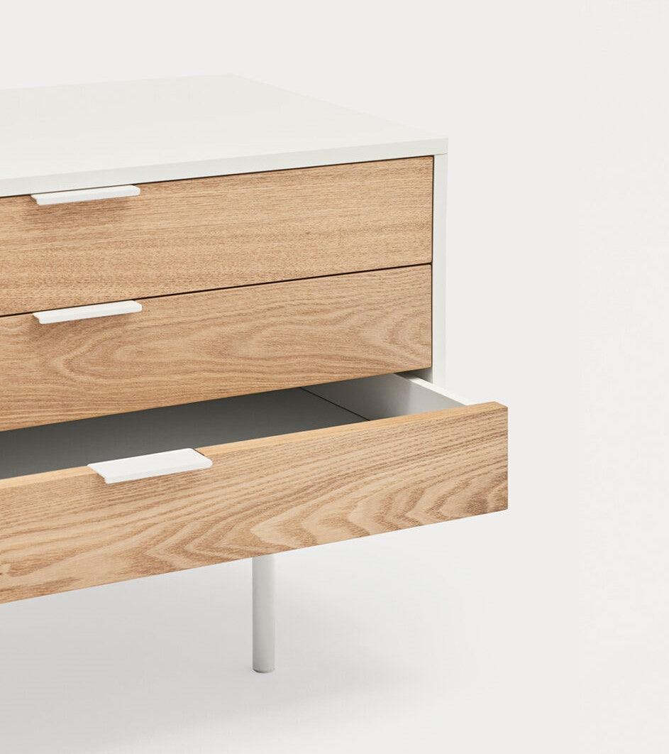 Szafka RTV z szufladami SIERRA biały Teulat Eye on Design