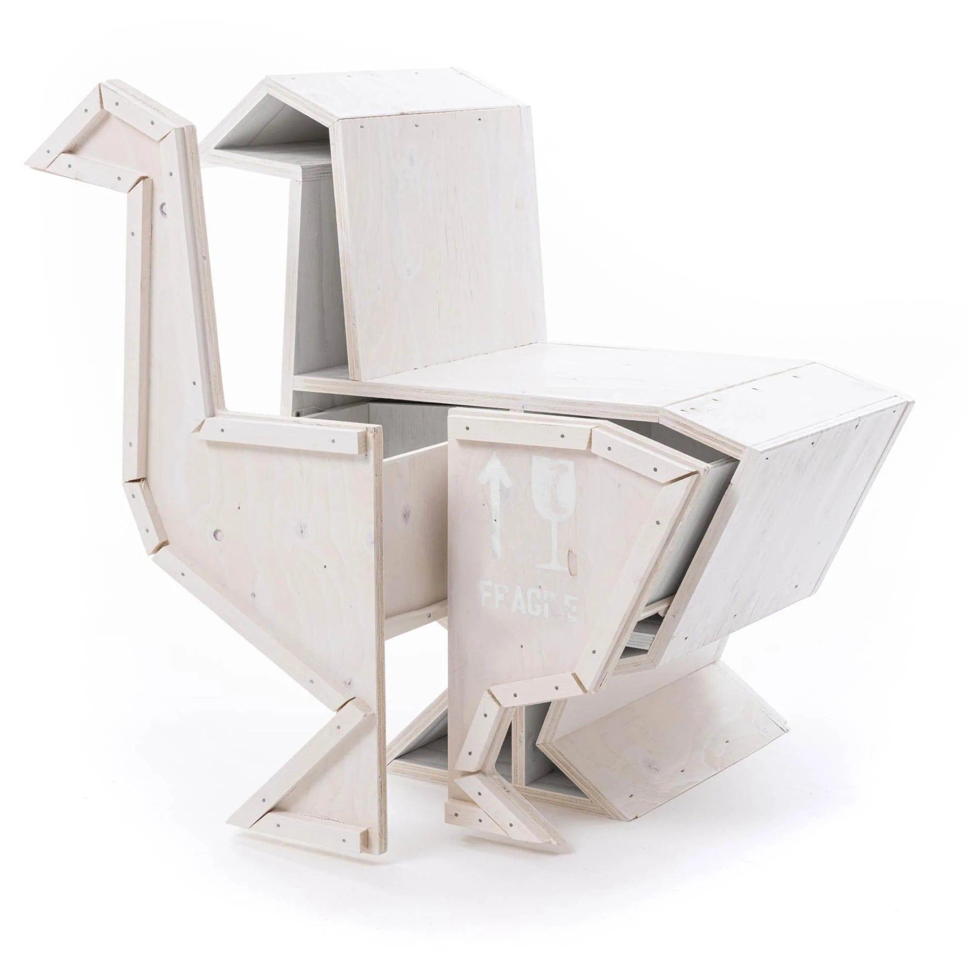 Szafka SENDING GOOSE drewniany Seletti Eye on Design