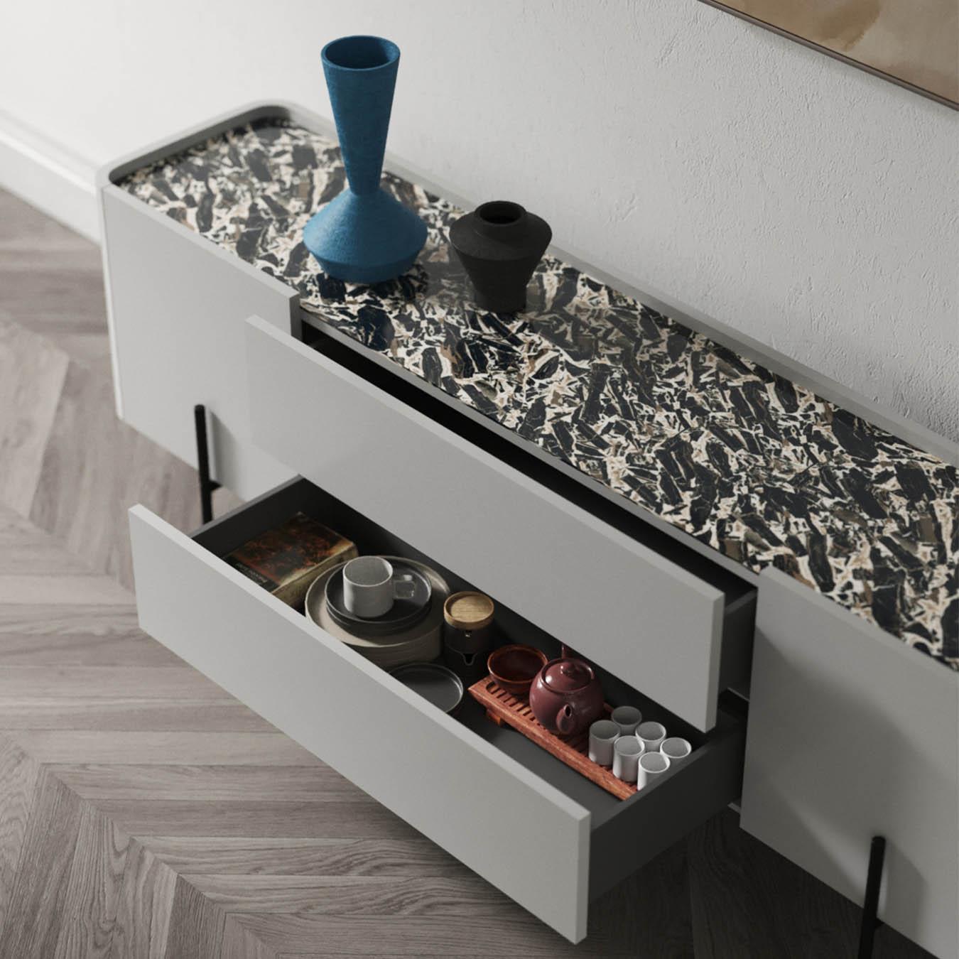 Szafka z szufladami CAILLOU czarny Liu Jo Living Eye on Design