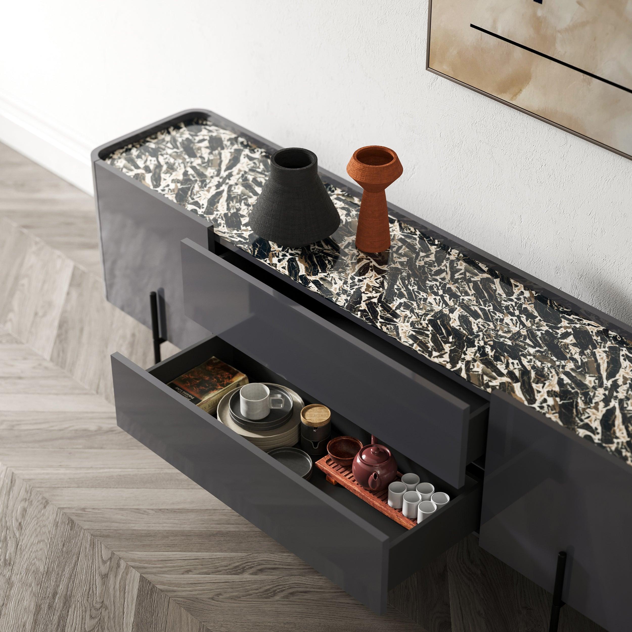 Szafka z szufladami CAILLOU granatowy Liu Jo Living Eye on Design