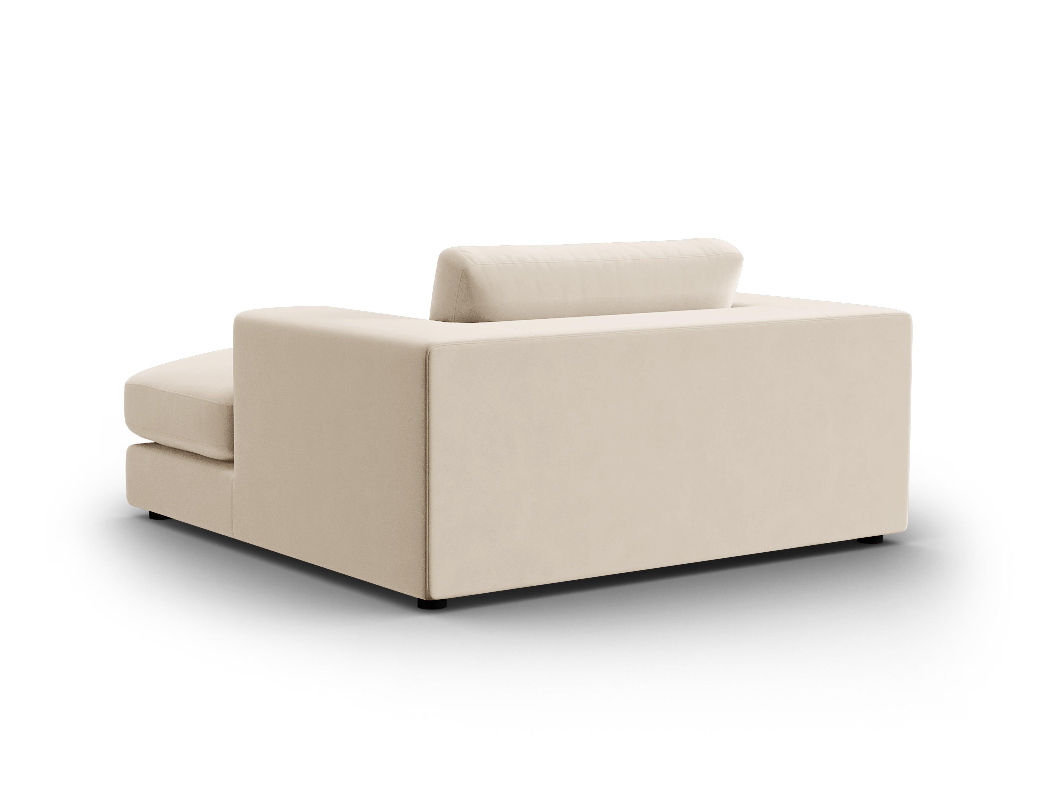 Szezlong aksamitny TENDANCE beżowy CXL by Christian Lacroix Eye on Design