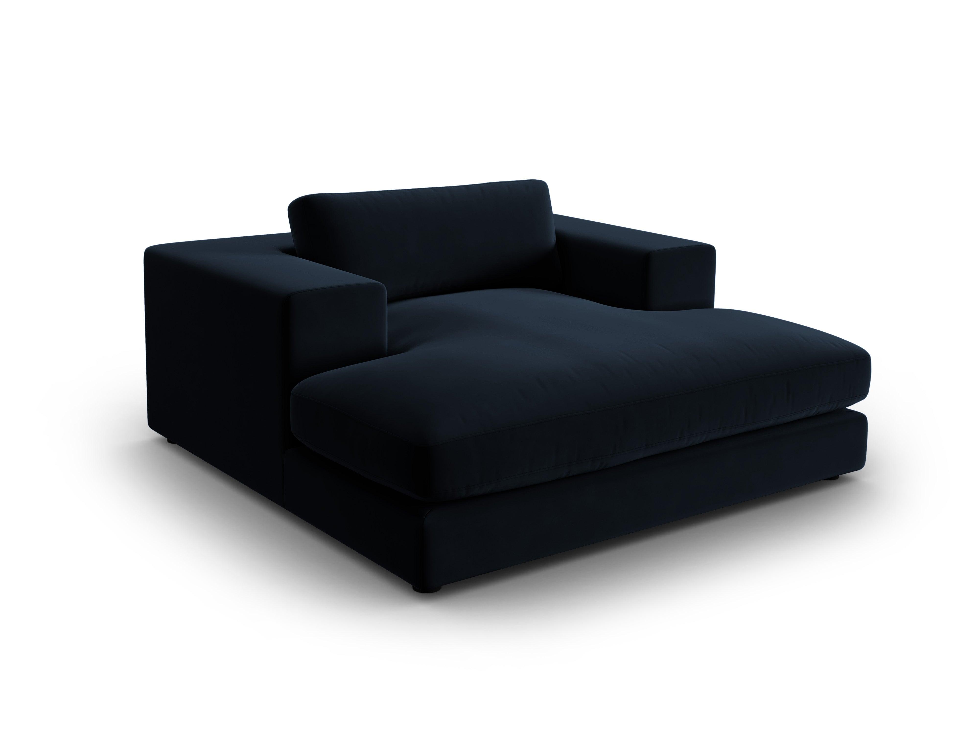 Szezlong aksamitny TENDANCE granatowy CXL by Christian Lacroix Eye on Design