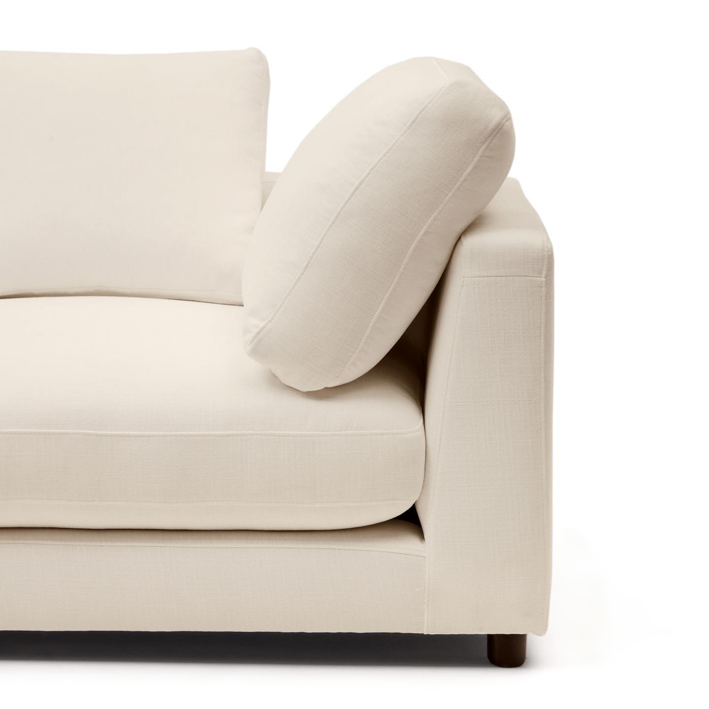 Szezlong lewostronny GALA jasnobeżowy La Forma Eye on Design