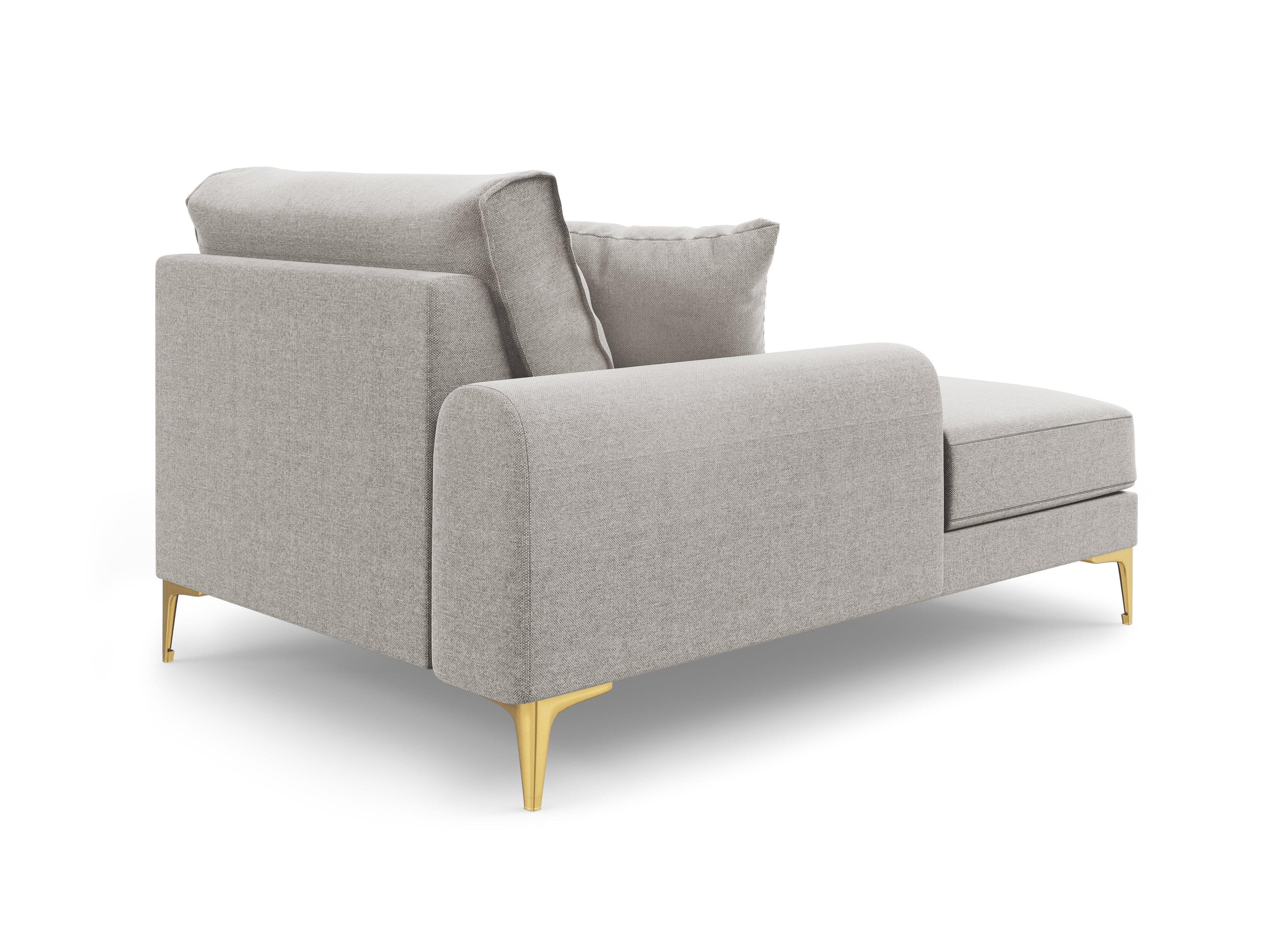 Szezlong lewostronny MADARA jasnoszary Mazzini Sofas Eye on Design