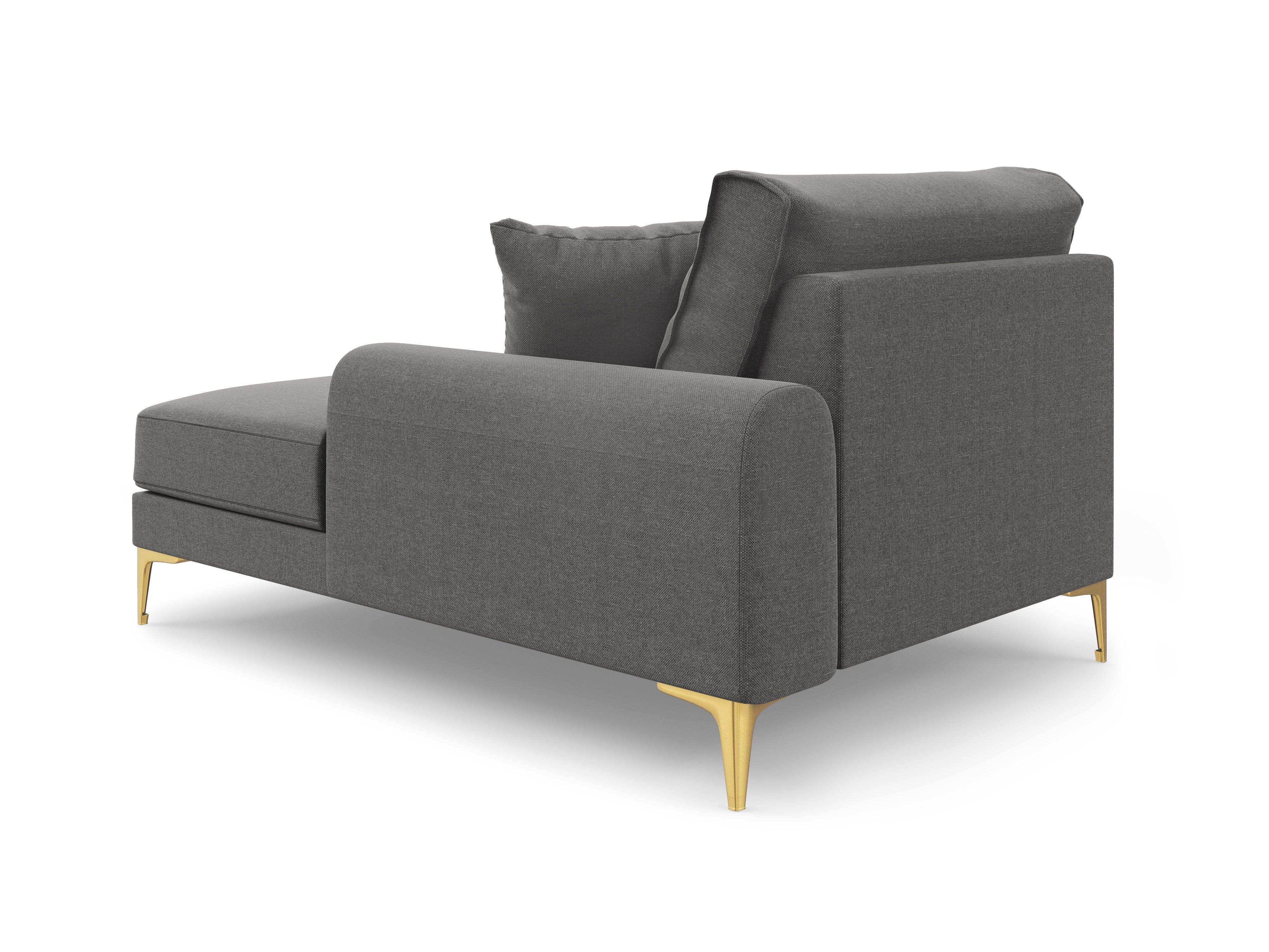 Szezlong prawostronny MADARA ciemnoszary Mazzini Sofas Eye on Design