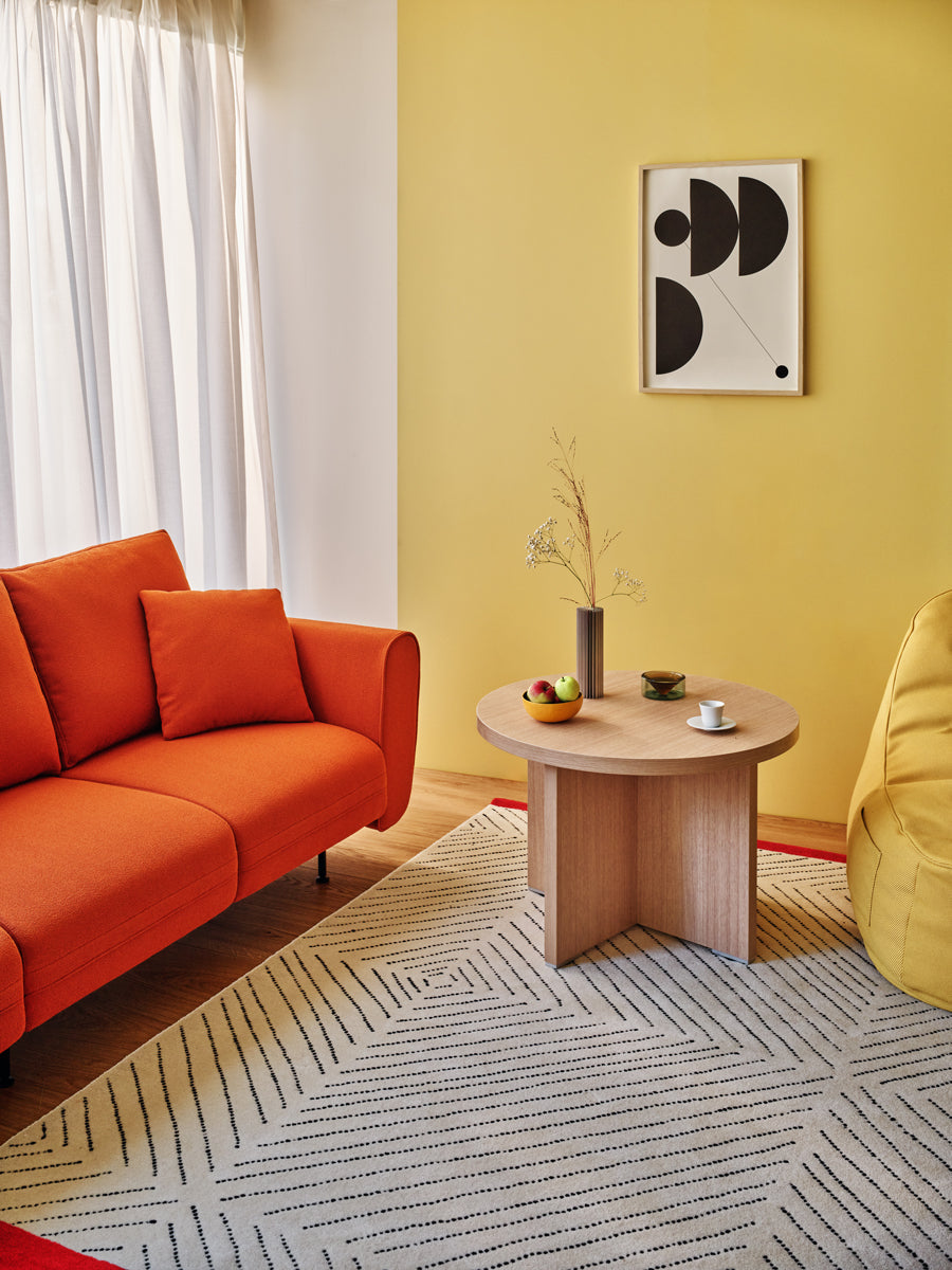 Kávový stolík QUANDO s melamínovou doskou