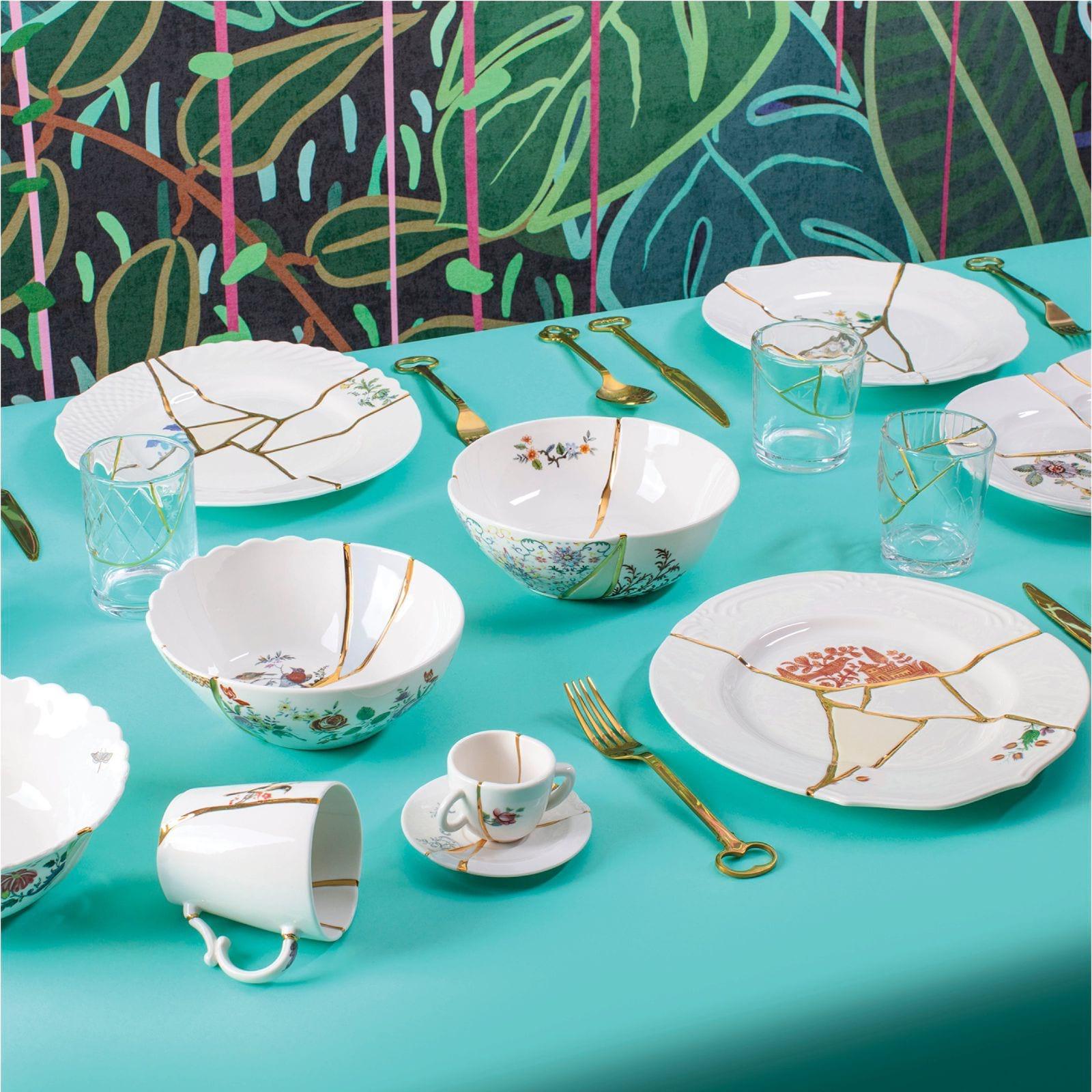 Taca KINTSUGI porcelanowy Seletti Eye on Design