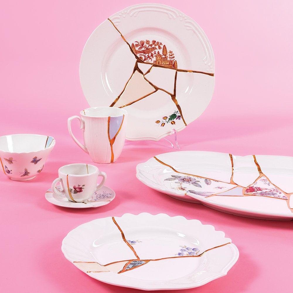 Taca KINTSUGI porcelanowy Seletti Eye on Design
