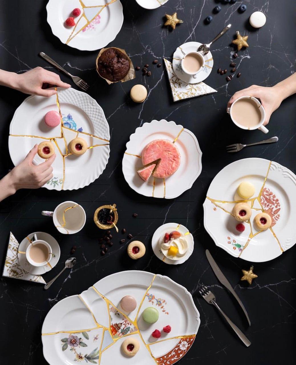 Taca KINTSUGI porcelanowy Seletti Eye on Design