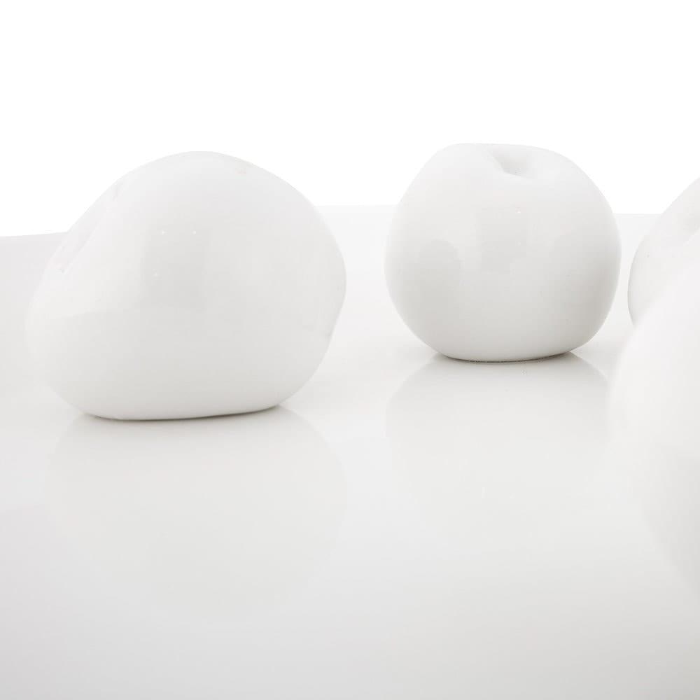 Talerz APPLES biały Pols Potten Eye on Design