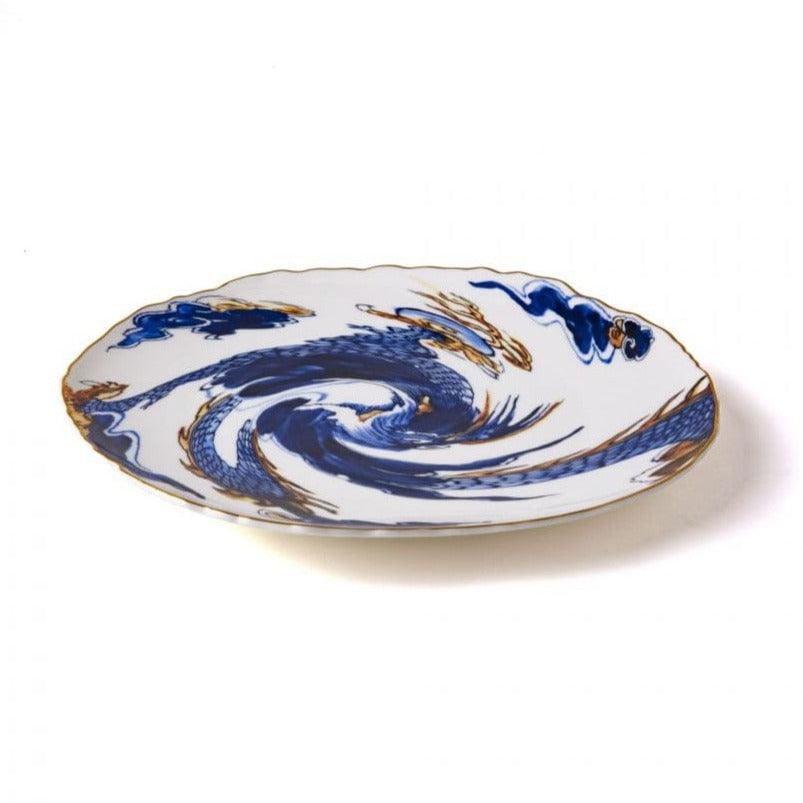 Talerz CLASSICS ON ACID - IMARI DRAGON porcelanowy Seletti Eye on Design