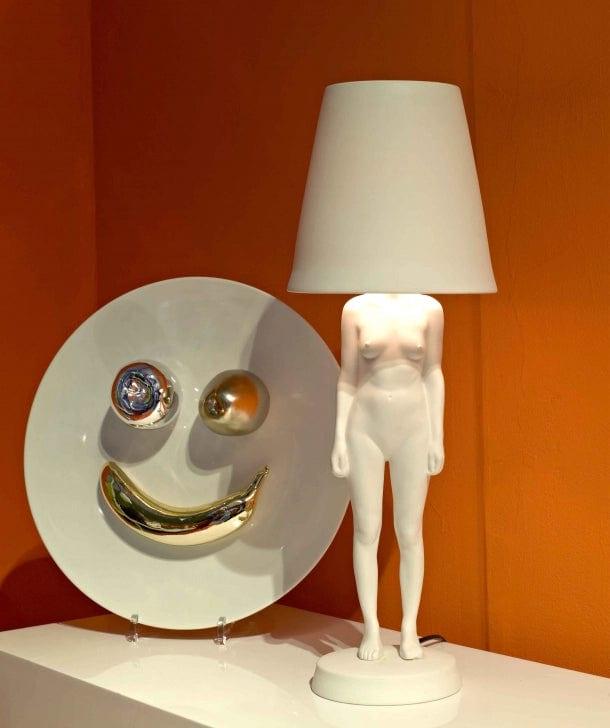 Talerz FRUIT SMILE biała porcelana Pols Potten Eye on Design