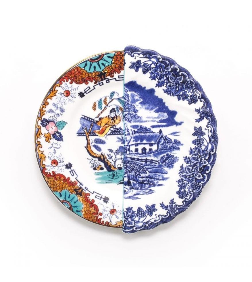 Talerz HYBRID VALDRADA porcelanowy Seletti Eye on Design