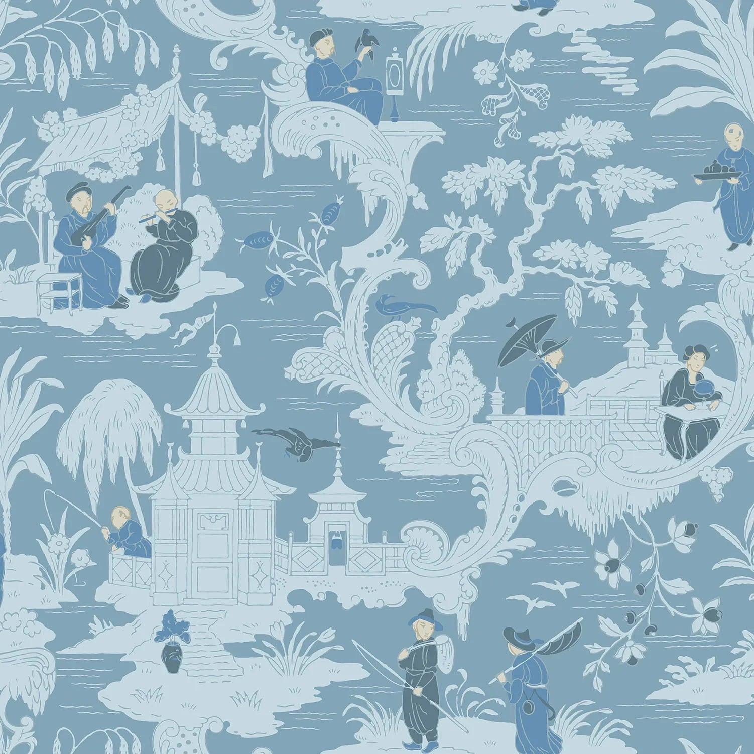 Tapeta ARCHIVE ANTHOLOGY - Chinese Toile błękit Cole & Son Eye on Design