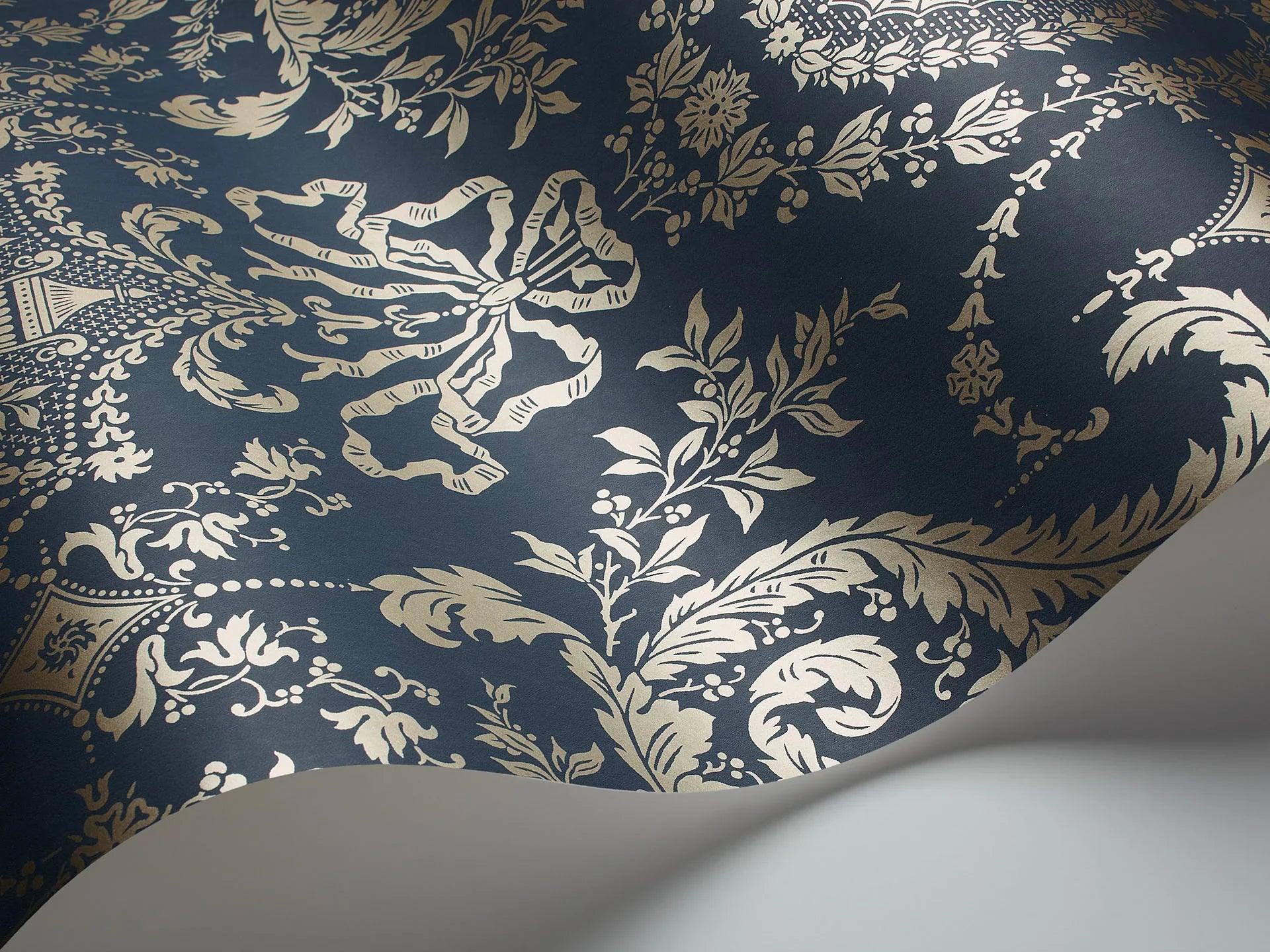 Tapeta ARCHIVE TRADITIONAL - Woolverston granatowy Cole & Son Eye on Design