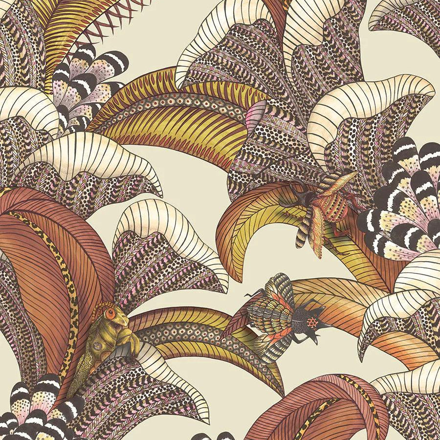 Tapeta ARDMORE JABULA - Hoopoe Leaves terakota na kremie Cole & Son Default Title Eye on Design