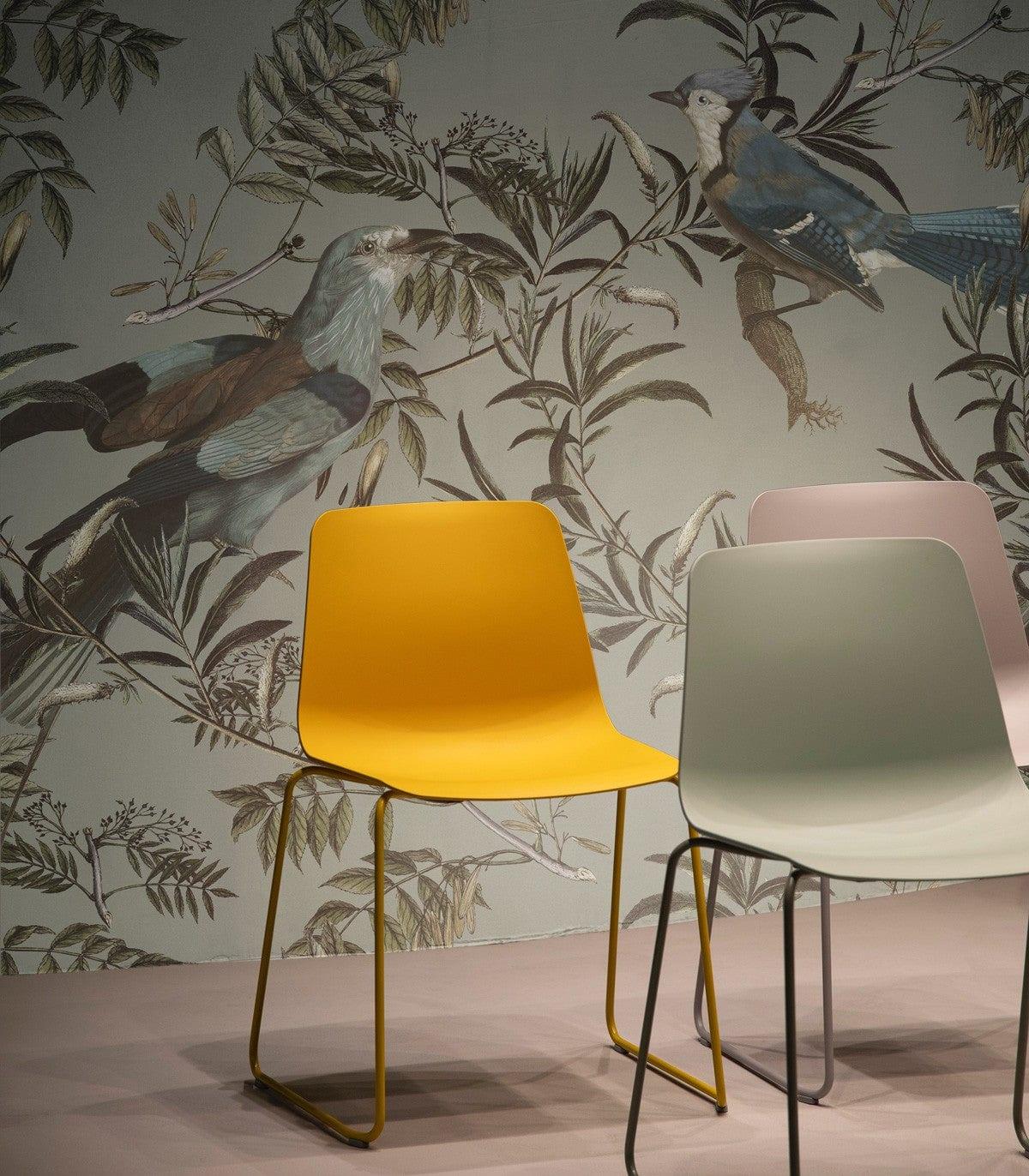Tapeta BIRDS IN GARDEN Wallcolors Eye on Design