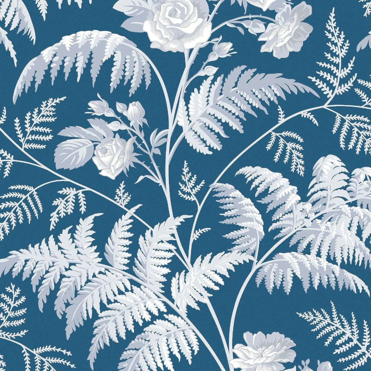 Tapeta BOTANICAL BOTANICA - Rose niebieski Cole & Son Default Title Eye on Design