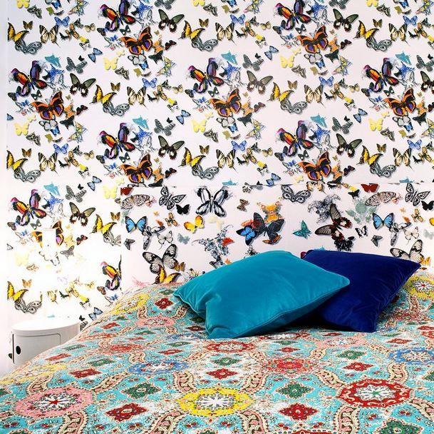 Tapeta BUTTERFLY PARADE - OSCURO czarny Christian Lacroix Eye on Design