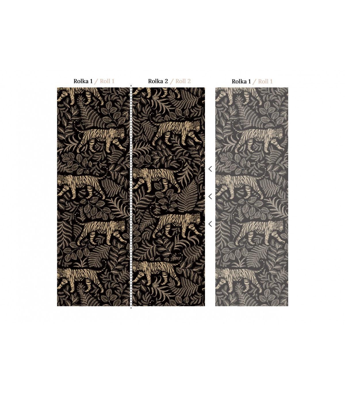 Tapeta CAMOUFLAGED TIGER Wallcolors Eye on Design