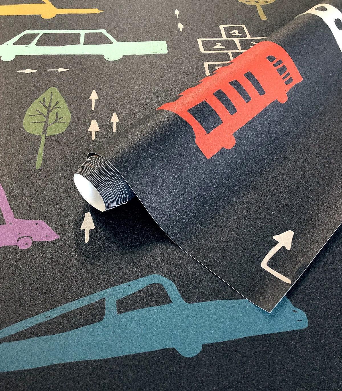 Tapeta CARS granatowy Wallcolors Eye on Design