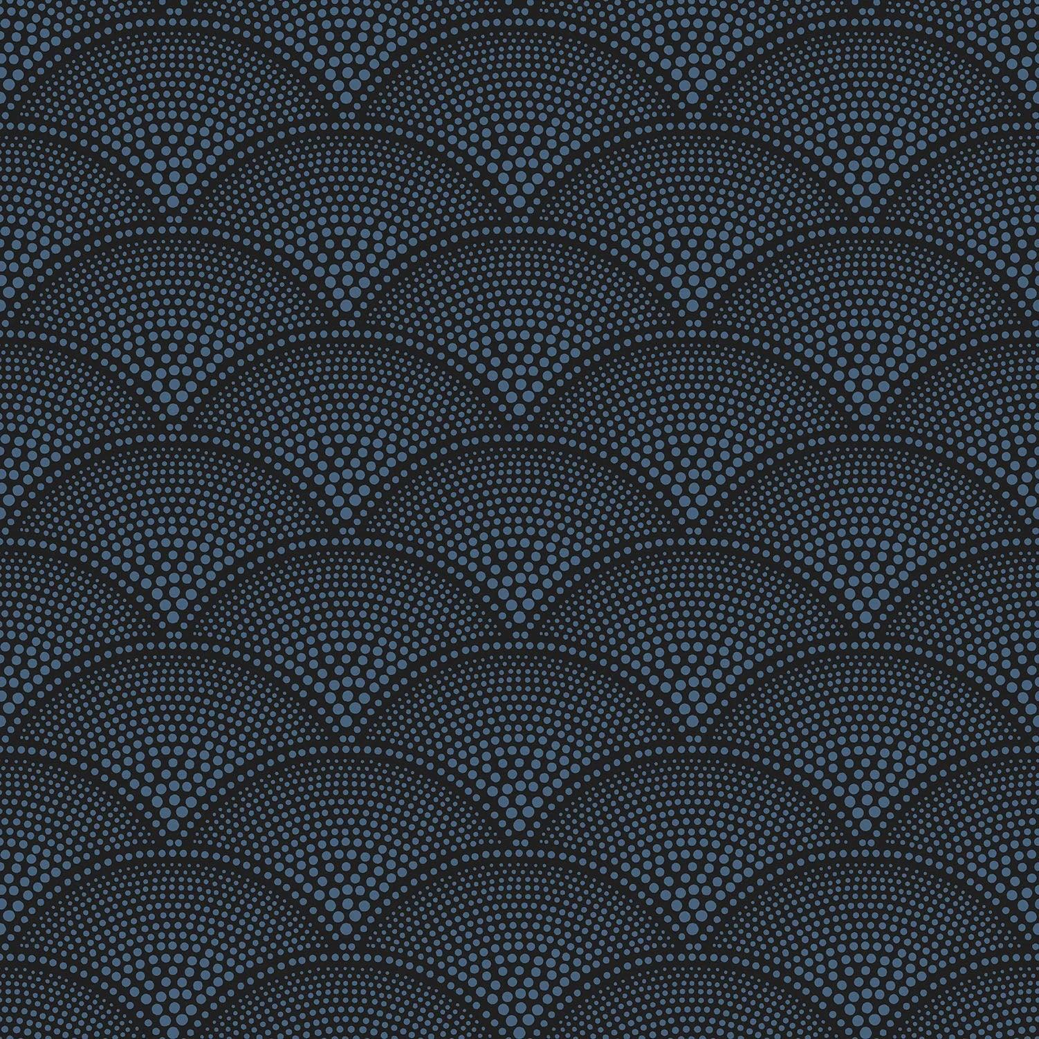 Tapeta CONTEMPORARY COLLECTION - Feather Fan metaliczny granat Cole & Son Metaliczny chaber na tuszu Eye on Design