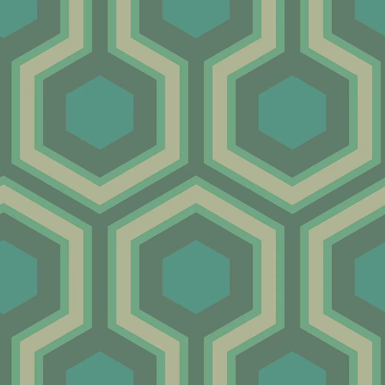 Tapeta CONTEMPORARY COLLECTION - Hicks' Grand zielony Cole & Son Eye on Design