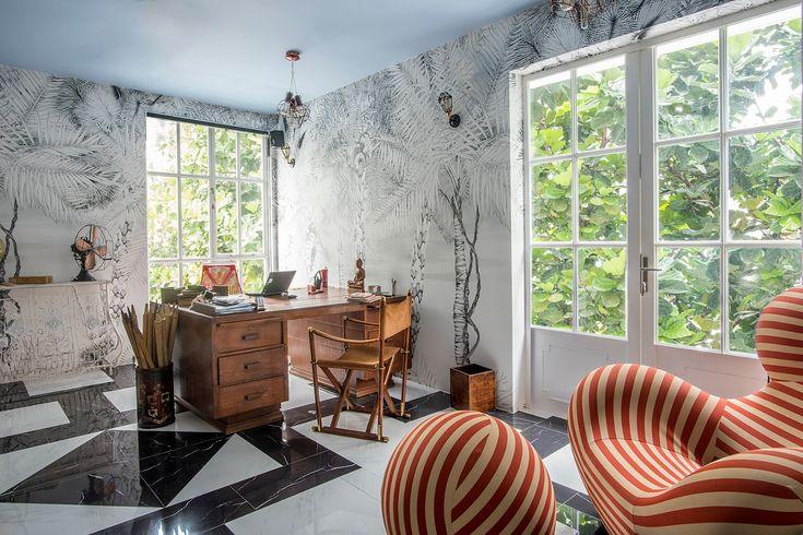 Tapeta CROISETTE - NACRE szary Christian Lacroix Eye on Design