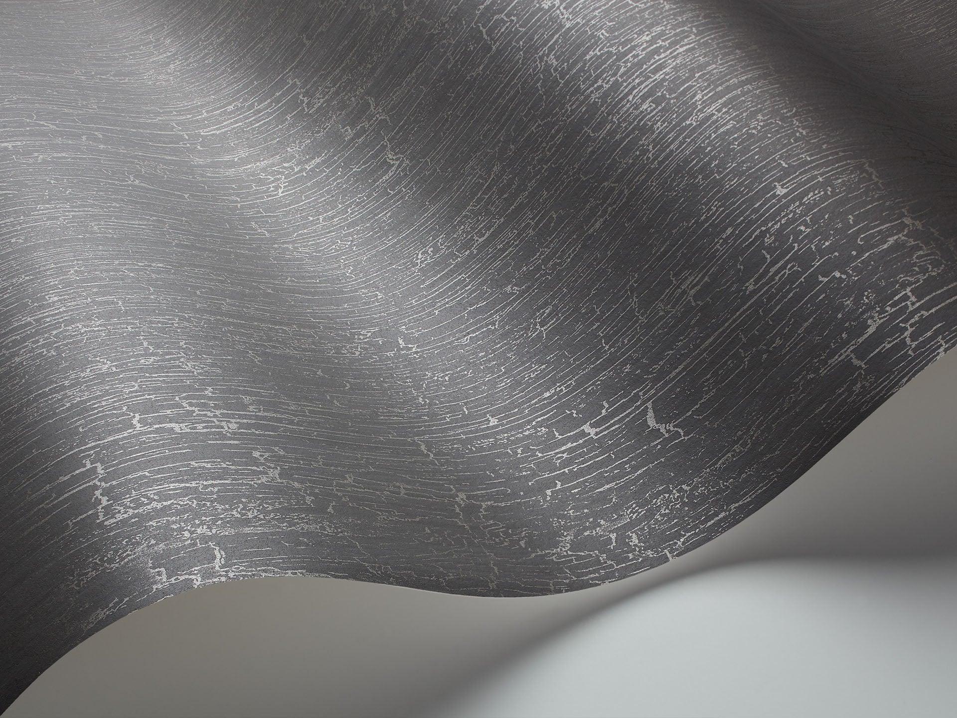 Tapeta CURIO - Crackle metaliczne złoto na szarym Cole & Son Eye on Design