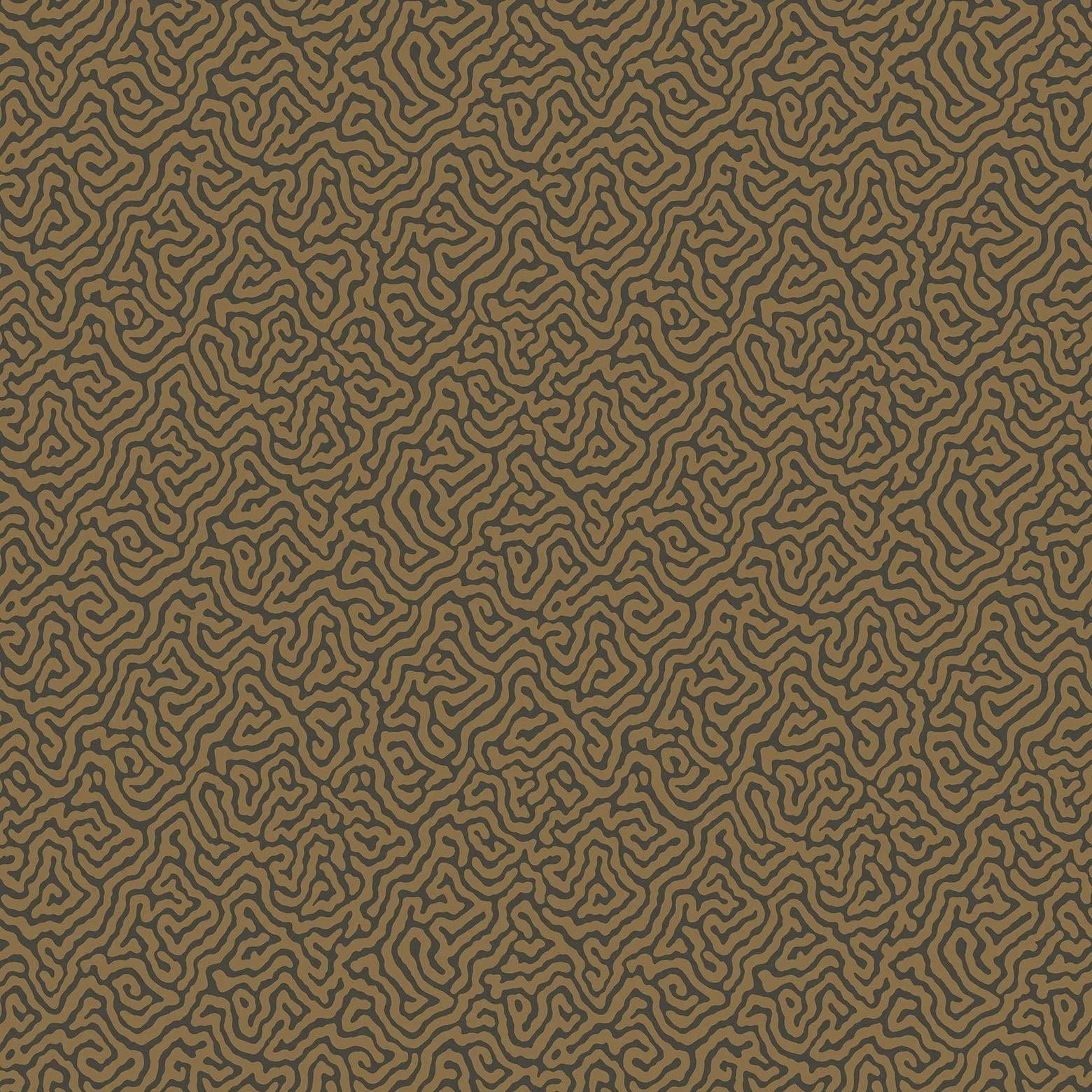 Tapeta CURIO - Vermicelli metaliczny brąz Cole & Son Eye on Design