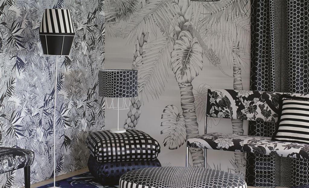 Tapeta EDEN ROC - NACRE szary Christian Lacroix Eye on Design