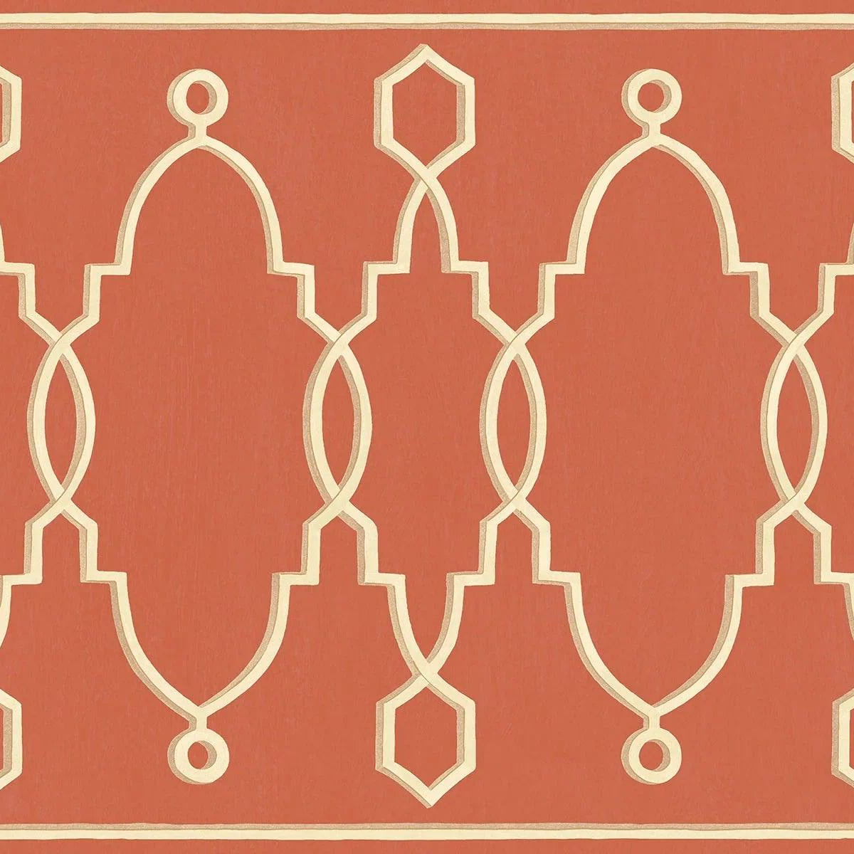 Tapeta FOLIE - Parterre Border czerwony Cole & Son Eye on Design