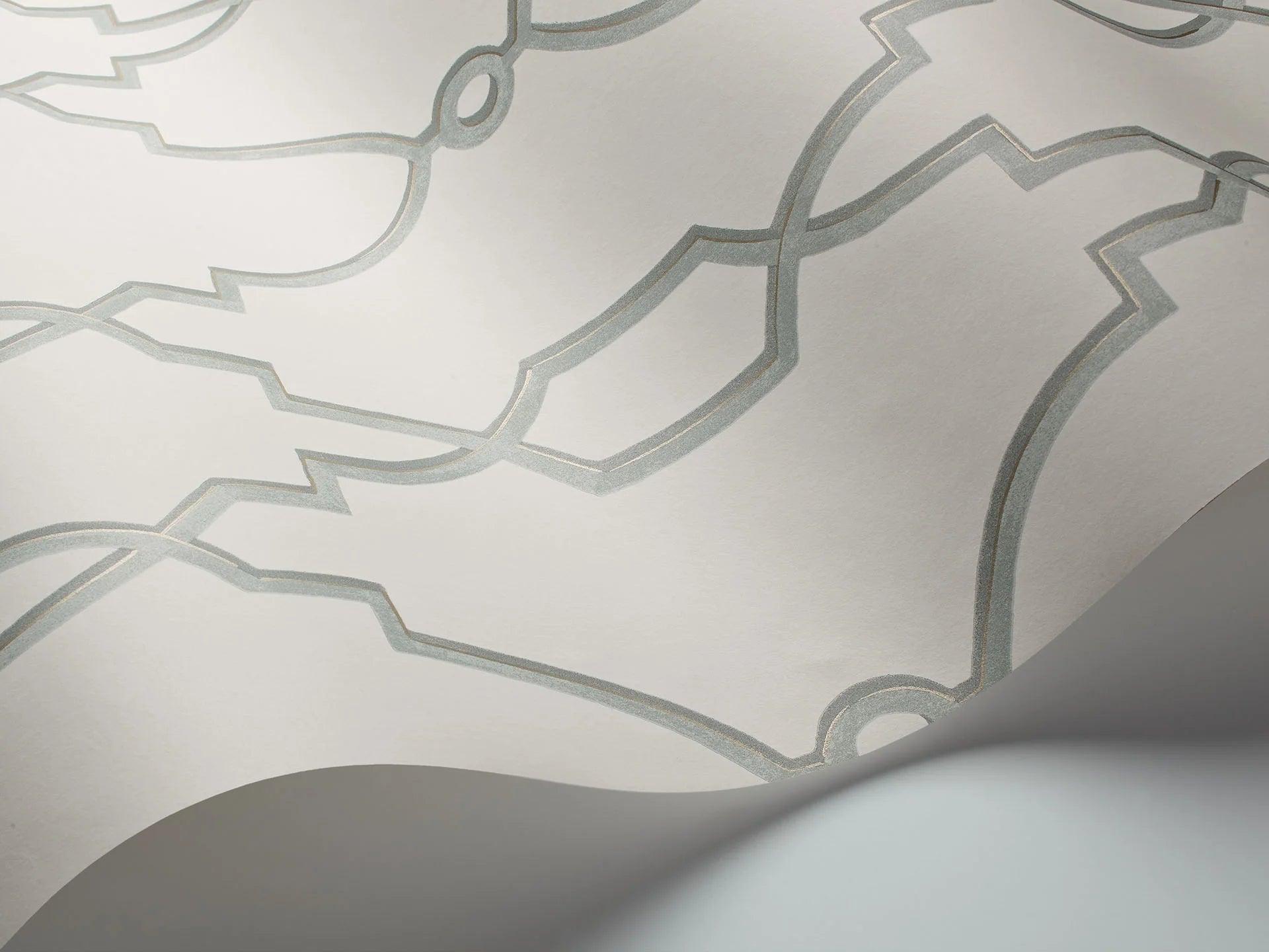 Tapeta FOLIE - Parterre szary błękit Cole & Son Eye on Design