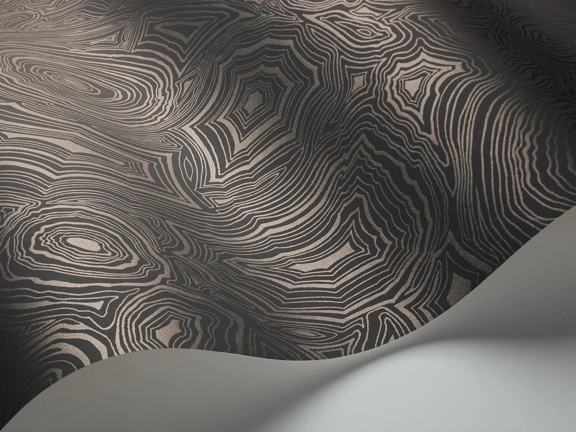 Tapeta FORNASETTI - Malachite ciemny brąz Cole & Son Eye on Design