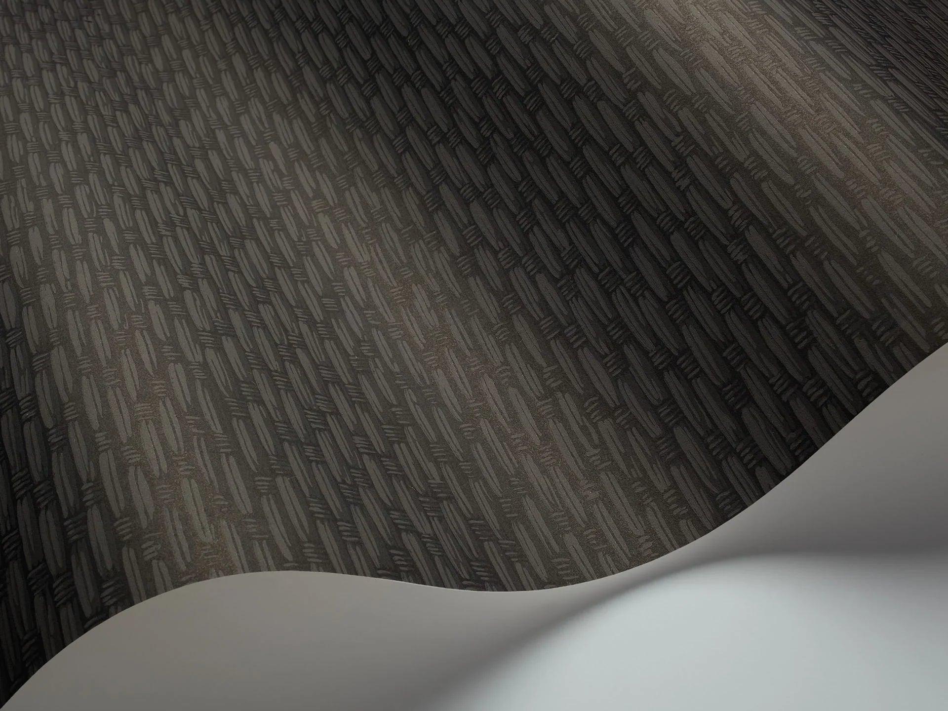 Tapeta FOUNDATION - Weave czarny Cole & Son Eye on Design