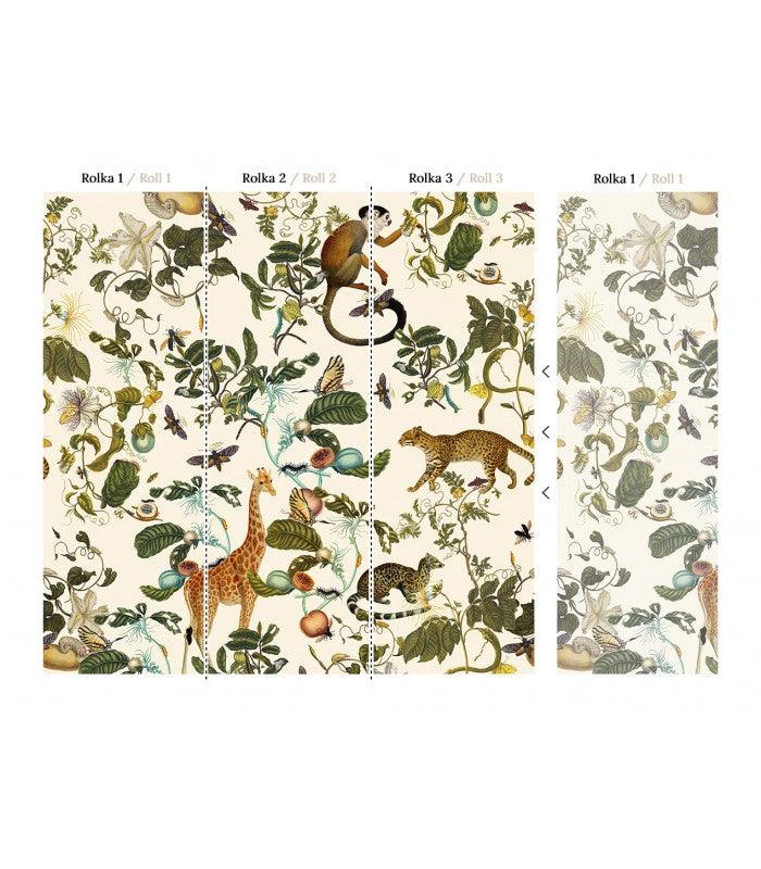 Tapeta FUNNY JUNGLE Wallcolors Eye on Design