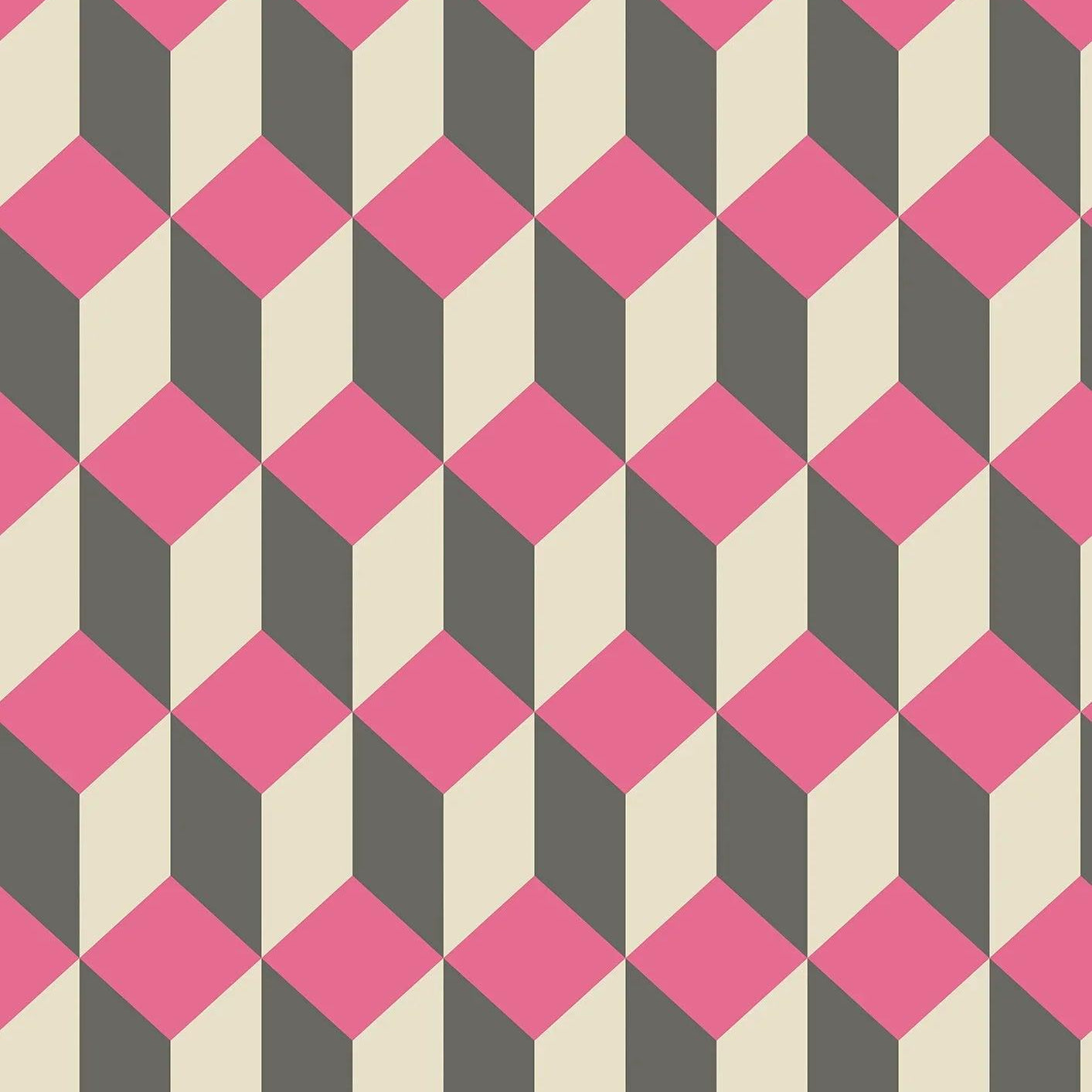 Tapeta GEOMETRIC II - Delano różowy Cole & Son Eye on Design