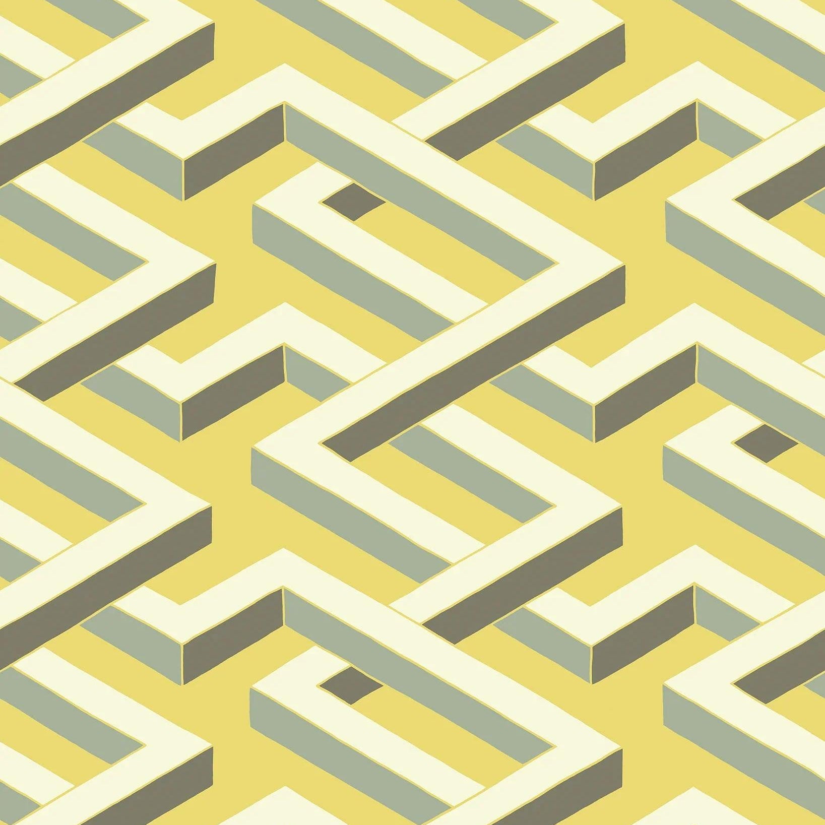 Tapeta GEOMETRIC II - Luxor cytrynowy Cole & Son Default Title Eye on Design