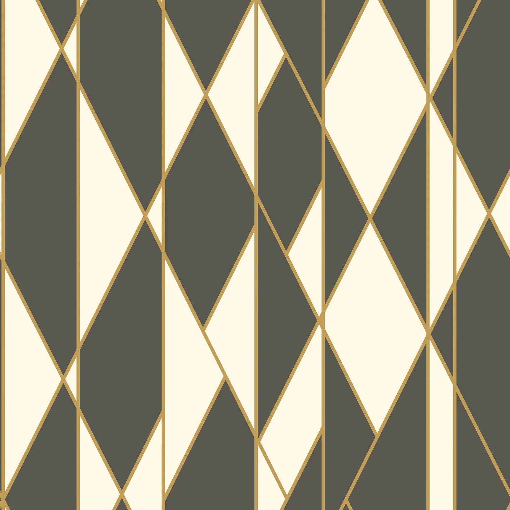 Tapeta GEOMETRIC II - Oblique czarny Cole & Son Eye on Design