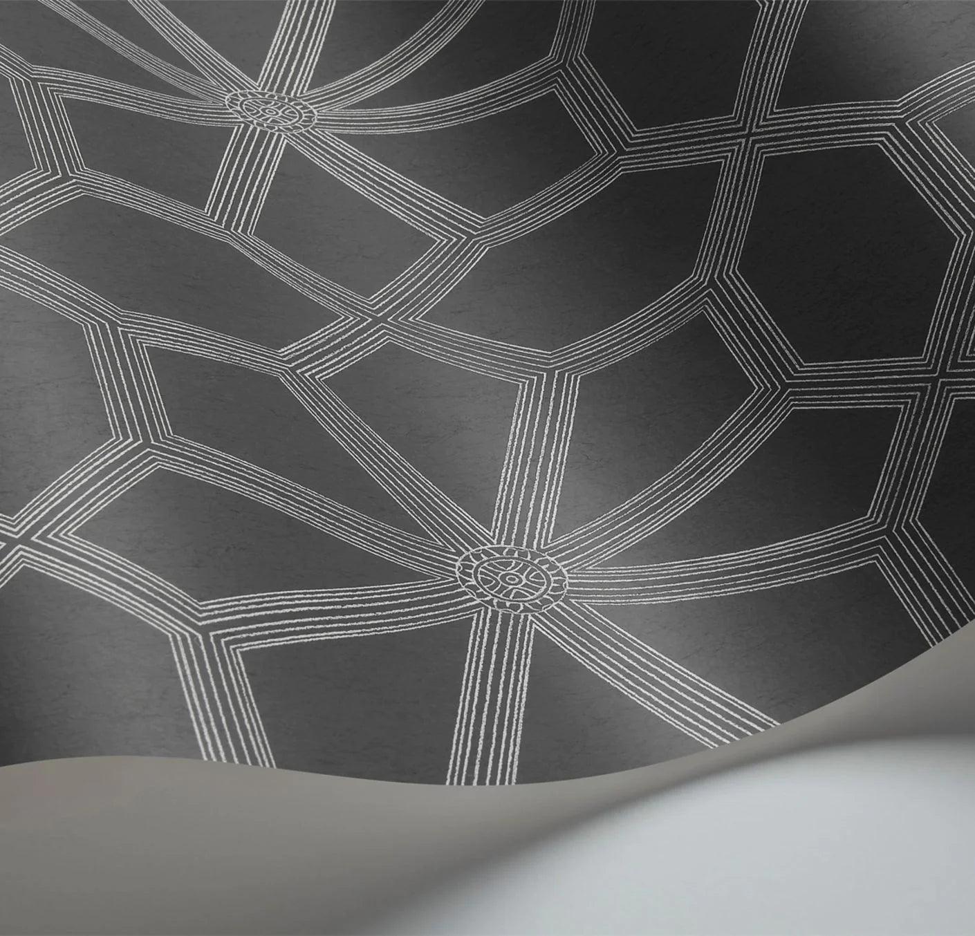 Tapeta HRP GREAT MASTERS - Wolsey Stars czarny Cole & Son Eye on Design