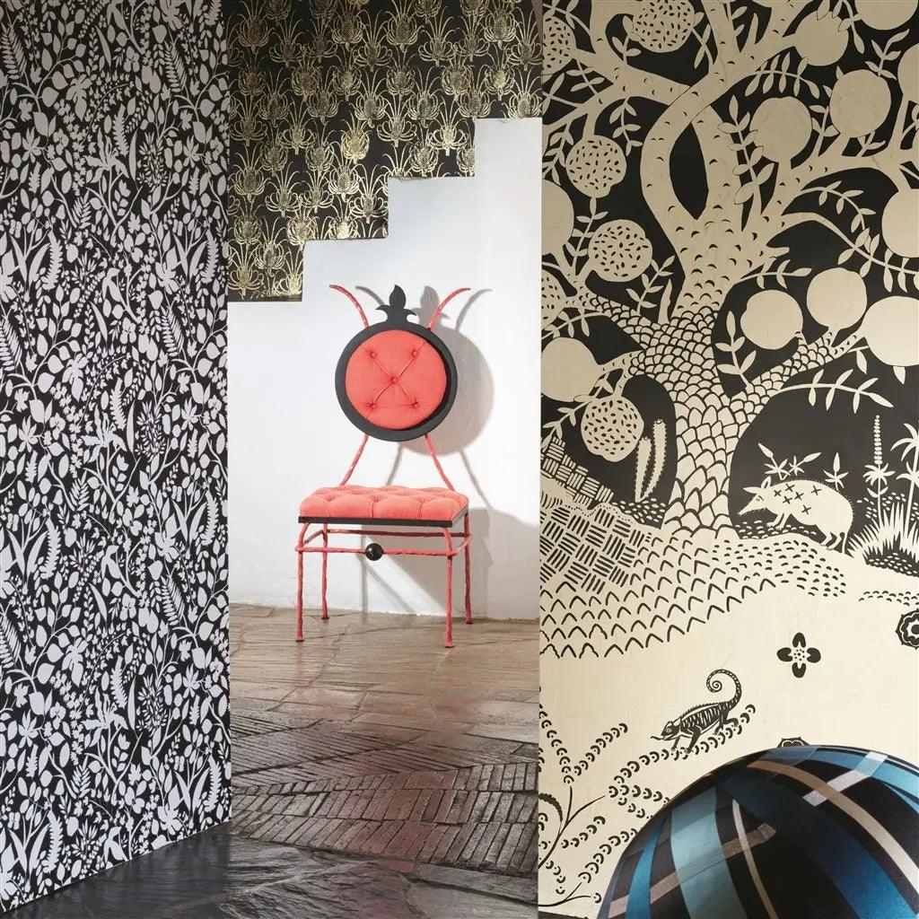 Tapeta L EDEN DORE oliwkowy Christian Lacroix Eye on Design