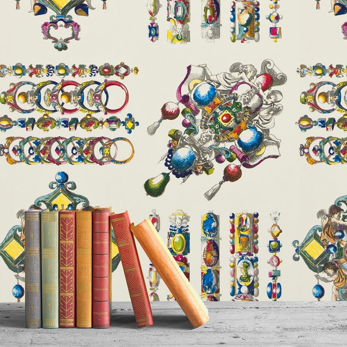 Tapeta LA MAIN AU COLLET - ZINC beżowy Christian Lacroix Eye on Design